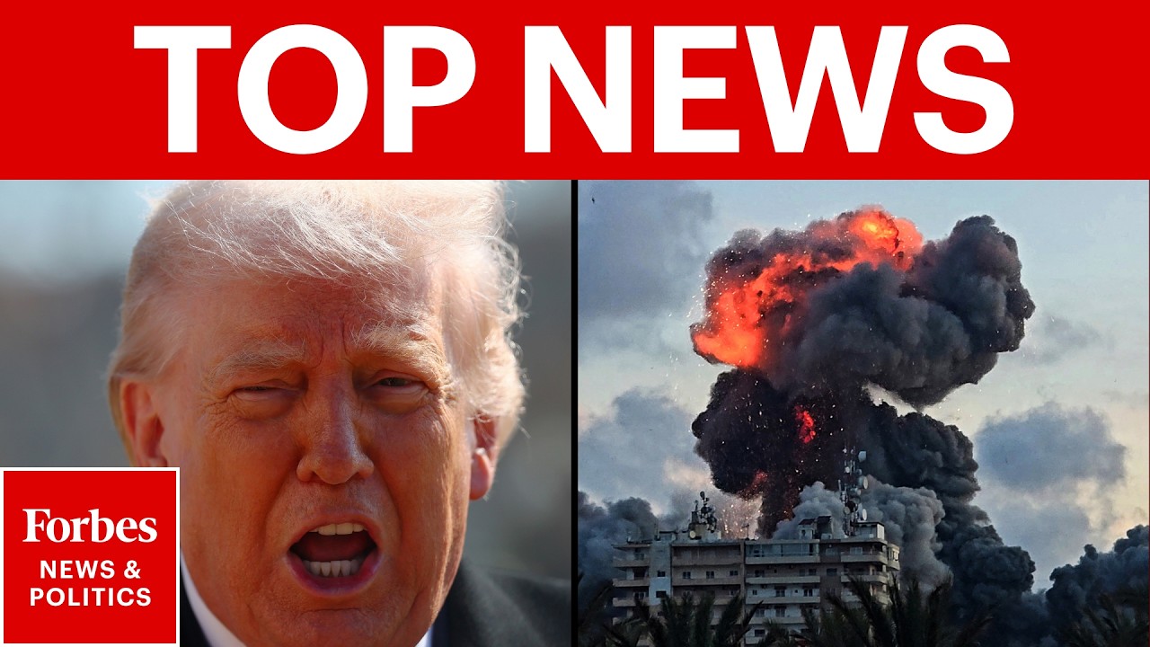 Video | LIVE NEWS: Trump Holds Public Event In Georgia, Threatens To Increase Strikes Against Iran
