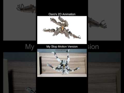 Transformers Stop Motion SS-06 Starscream(2007) [Inspired from Osro] #shorts