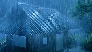 Heavy Rain & Continuous Storm Sounds ⛈️ (No Ads) | Relief Stress & Deep Sleep All Night