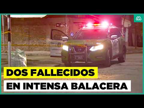 Fatal balacera en Recoleta: Dos personas mueren en enfrentamiento entre delincuentes