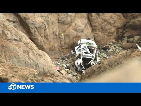 Rescate del Tesla al fondo del abismo