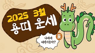 [양지암] 2025년 3월 용 띠 운세