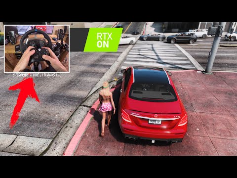 Mercedes-Benz E63 S AMG W213 - GTA V | Logitech G29 🔥 Ray Tracing mod !