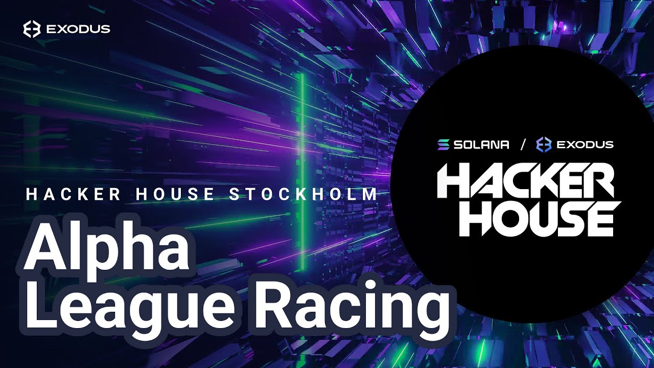 Solana Hackathon: Exodus entrevista Alpha League Racing na Stockholm Hacker House