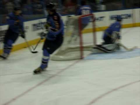 Kovalchuk - Antropov Passing at Warmups