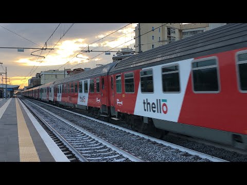E402B.140 INTERCITY SUN SUL INVIO DI VETTURE THELLO NOTTE VENEZIA-LECCE, IN TRANISTO @BARLETTA!