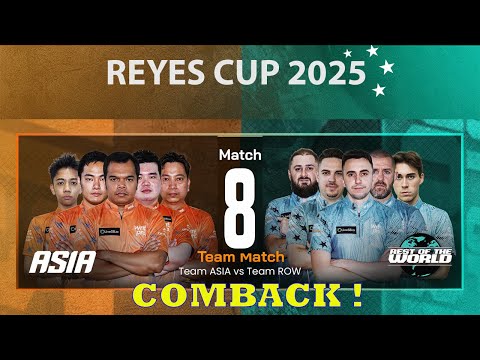 Match 8 | TEAM ASIA vs TEAM ROW | HIGHLIGHTS | 2025 Reyes Cup