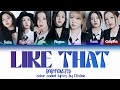 BABYMONSTER "LIKE THAT" Color coded lyrics by DiViNe (My first Color coded lyrics)