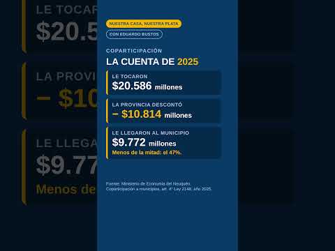 ¿Cuánta plata le mandó la provincia a Junín de los Andes en 2025?