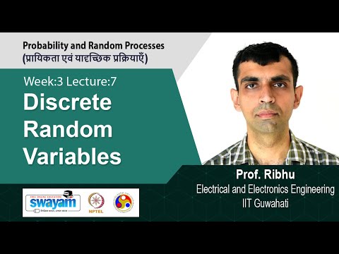 Probability and Random Processes प्रायिकता एवं यादृच्छिक प्रक्रियाएँ Introductory Video