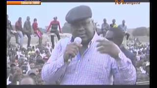 ARRIVEE DE FELIX TSHISEKEDI A LUBUMBASHI Reportage de la TELE MWANGAZA