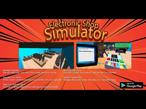 Electronic Shop Simulator