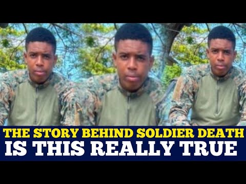 Went to buy gun and was killed the story behind Soldier's death 