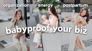 How I Managed My Small Business SOLO During Maternity Leave + Selfcare Tips!