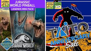 Jurassic Park Pinball is Available! Plus Premium Starter Wave 3 and Taito Anniversary Sale