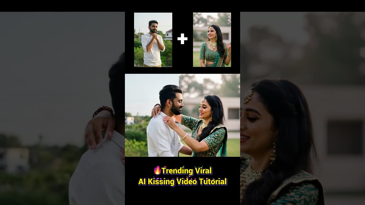 😘AI Kissing Video Generator | Trending AI Kissing Video Tutorial | 2 Photo Kissing