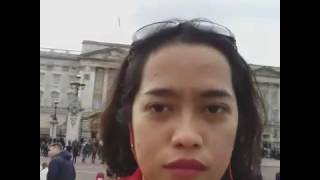 Nyanyi di depan Buckingham Palace, London - Doa Seorang Anak (Cover by Julie)