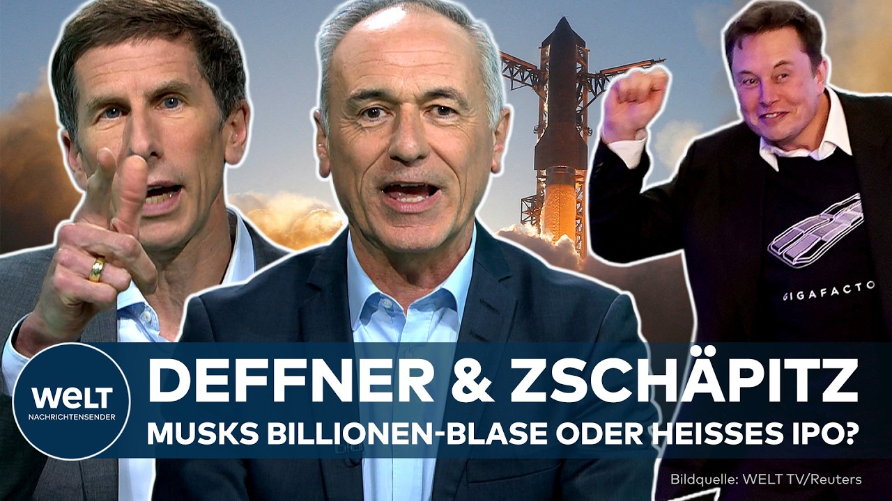 DEFFNER & ZSCHÄPITZ: SpaceX-Börsengang ‒ Mega-IPO ein 1,8 Billionen-Dollar-Bluff von Elon Musk?