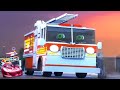 Roda Pada Truk Pemadam Kebakaran Video Animasi Lebih Lagu Kartun