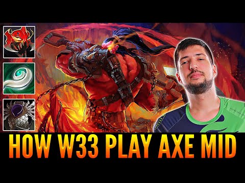 Thats How W33 Play AXE On Mid Lane | The Only Guide You Will Need [ Patch 7.32b ] Dota 2