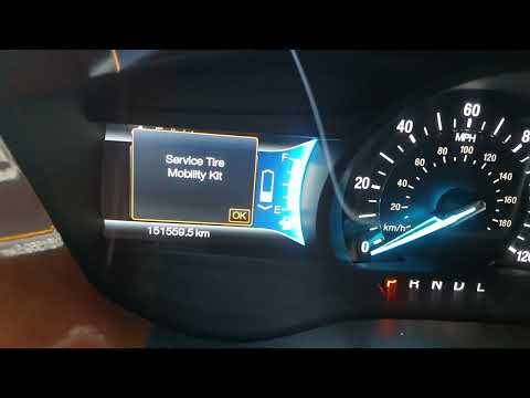 Service Tire Mobility Kit, why it shows and how to remove it