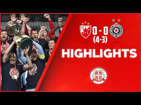 Crvena zvezda - Partizan 0:0 (4:3), highlights