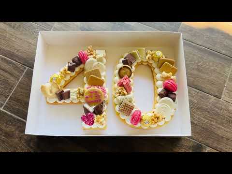 עוגת מספרים 40 - תמונה מהסרטון