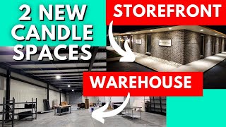 My NEW Candle Retail Store, Shop AND Warehouse (FIRST LOOK) | 2 NEW SPACES!