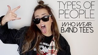 THE STRUGGLE OF WEARING BAND T-SHIRTS