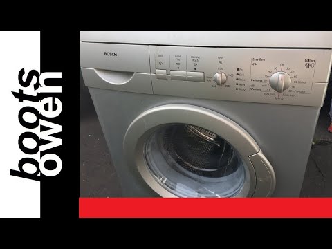 How to clean a Bosch washing machine filter coin...