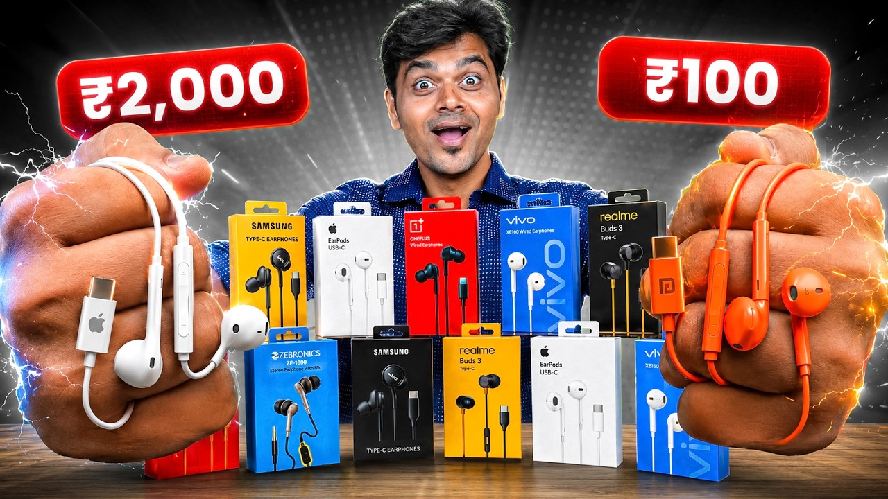 🔥₹100 to ₹2000 - Best Wired Earphones to BUY 💸