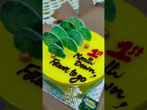 my first monthversary cake 🎂