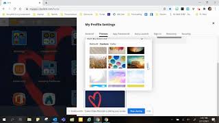 Changing Theme on Classlink