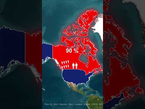 Why Canada’s Capital Is So Close to the U.S. 🤯 #geography #map