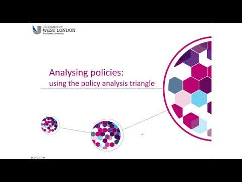 Analysing policies: using the policy triangle framework