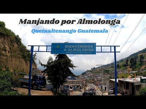 Manejando por Almolonga Quetzaltenango Guatemala