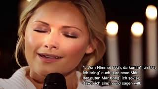 Vom Himmel hoch, da komm‘ ich her (Helene Fischer &amp; Xavier Naidoo) - Karaokeversion mit Text