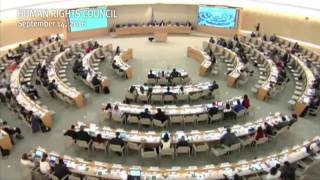 HRC33: Item 2, Debate on the High Commissioner&#039;s Report - John Fisher 
