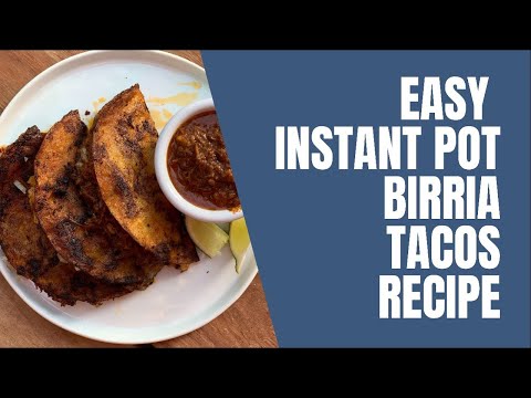 Instant Pot BIRRIA Tacos | Step-by-Step Tutorial