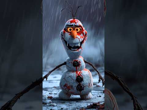Horror Version Of Frozen Characters #shorts #horror #viral #trending