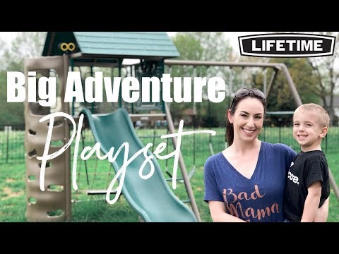 Review & How To: Lifetime Big Stuff Adventure Playset | BEST Swing Set!