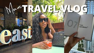 TRAVEL VLOG | solo trip to Miami, EAST Miami hotel tour, luxury, content creation, meet up