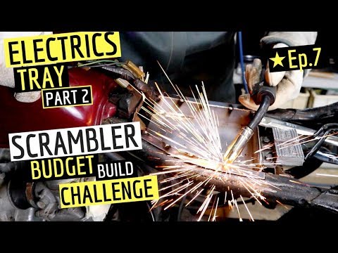 Scrambler Cafe Racer Electrics Tray, DIY [Part 2] Video