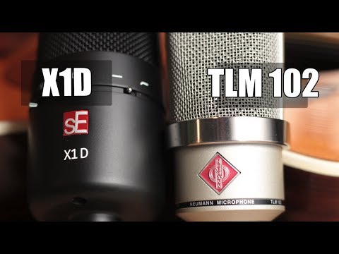 Neumann TLM102 vs SE X1D (acoustic guitar) (pt.1)