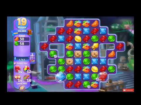 Wonka's World of Candy Level 661 NO BOOSTERS - A S GAMING ✔