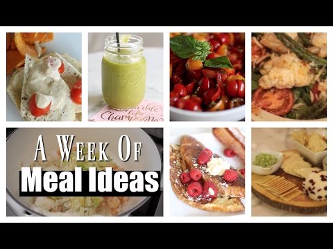 What I Ate Last Week - Meal Ideas  - MissLizHeart Video