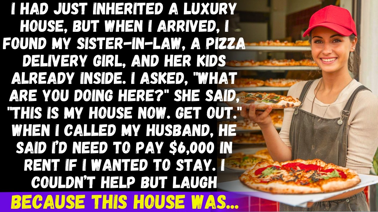 I inherited a luxury house but my SIL moved in with her kids and told me to leave. I laughed because