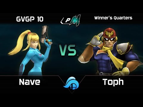 GVGP 10 Project M Winners Quarters - Nave (Zero Suit Samus) vs. Toph (Falcon)