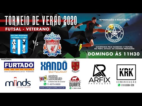 Esquadrão x Racing - Veterano - Torneio de Verão Futsal 2020