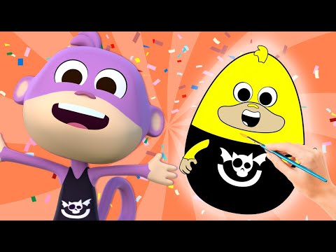 ¡Vamos a Pintar con los Huevos del Zoo! y Más Juegos Divertidos | Canciones del Zoo